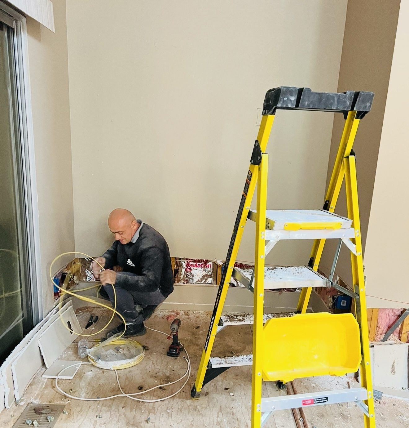 Remodel electrical work